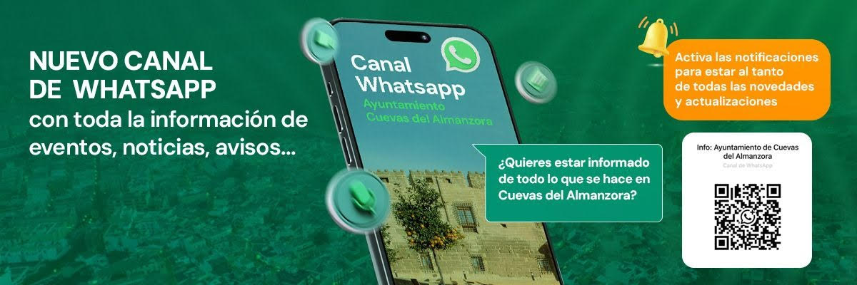CANAL WHATSAPP AYUNTAMIENTO DE CUEVAS DEL ALMANZORA